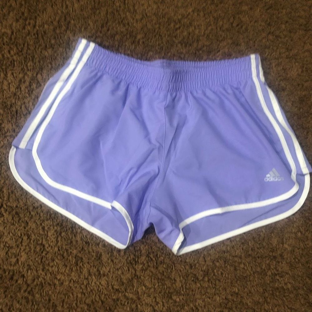 Brand‎ New Adidas M20 Shorts For Women Size Medium Light Purple Shorts - Picture 3 of 6